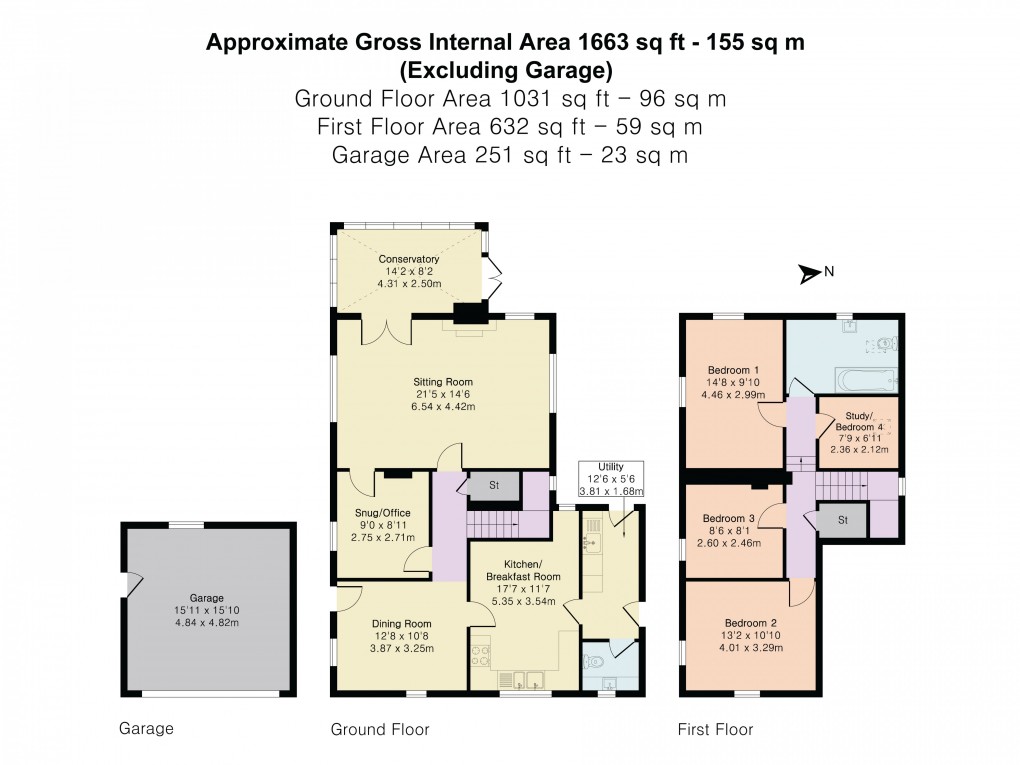 Floorplan for Gloucester Road, Rudgeway, South Gloucestershire