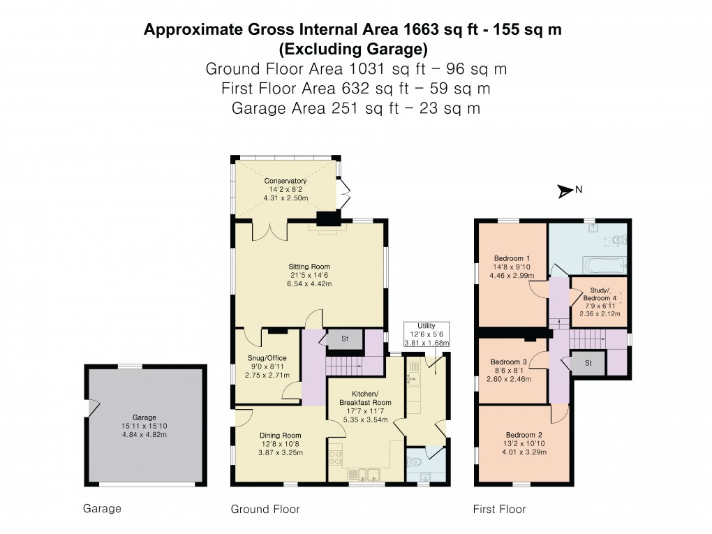 Floorplan for Gloucester Road, Rudgeway, South Gloucestershire