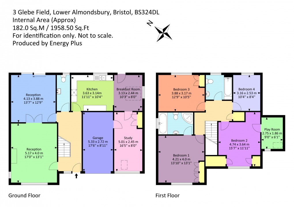 Floorplan for Glebe Field, Lower Almondsbury, South Gloucestershire
