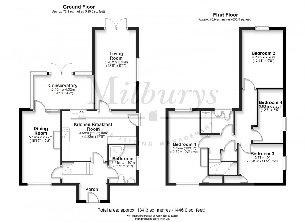 Floorplan for Stone, Berkeley, Gloucestershire