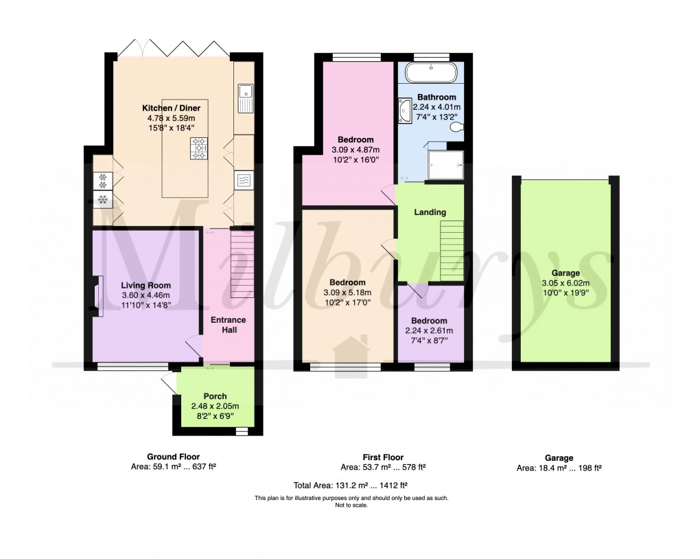 Floorplan for Blaisdon, Yate, South Gloucestershire