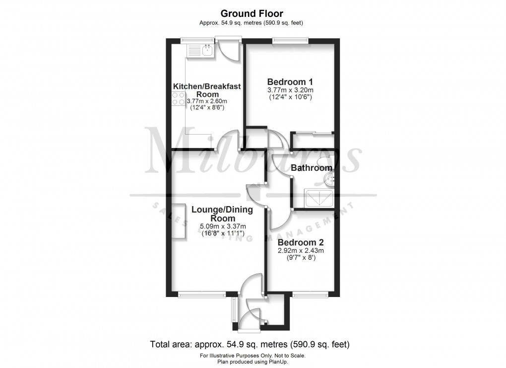 Floorplan for Thornbury, Bristol, Gloucestershire