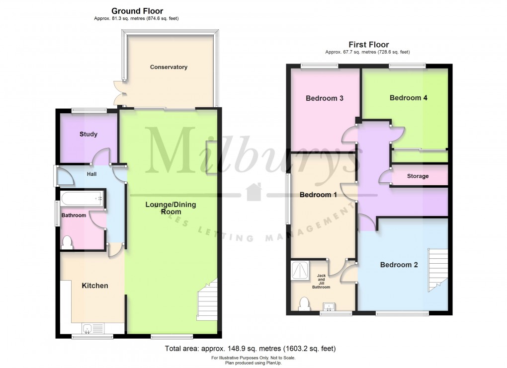 Floorplan for Patchway, Bristol, Gloucestershire