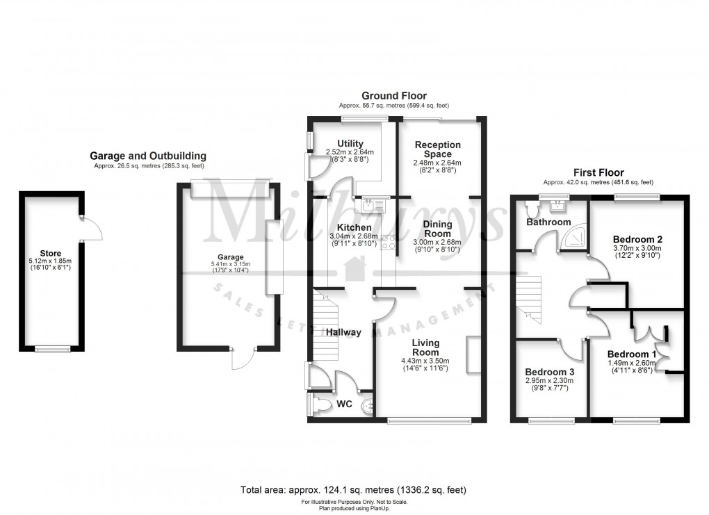 Floorplan for Thornbury, South Gloucestershire