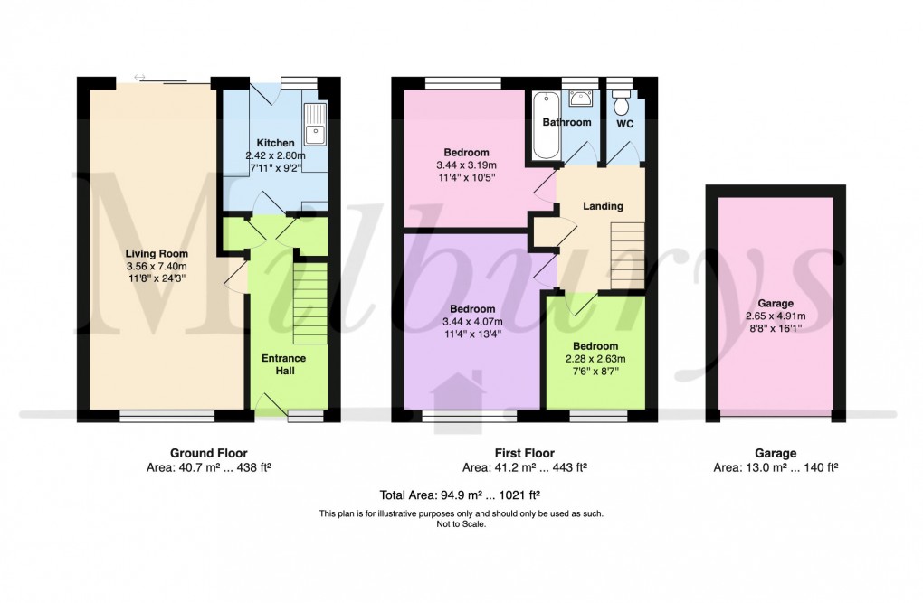 Floorplan for Yate, Bristol, Gloucestershire