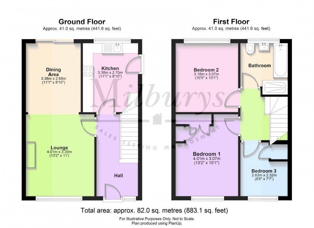 Floorplan for Rectory Close, Yate, South Gloucestershire