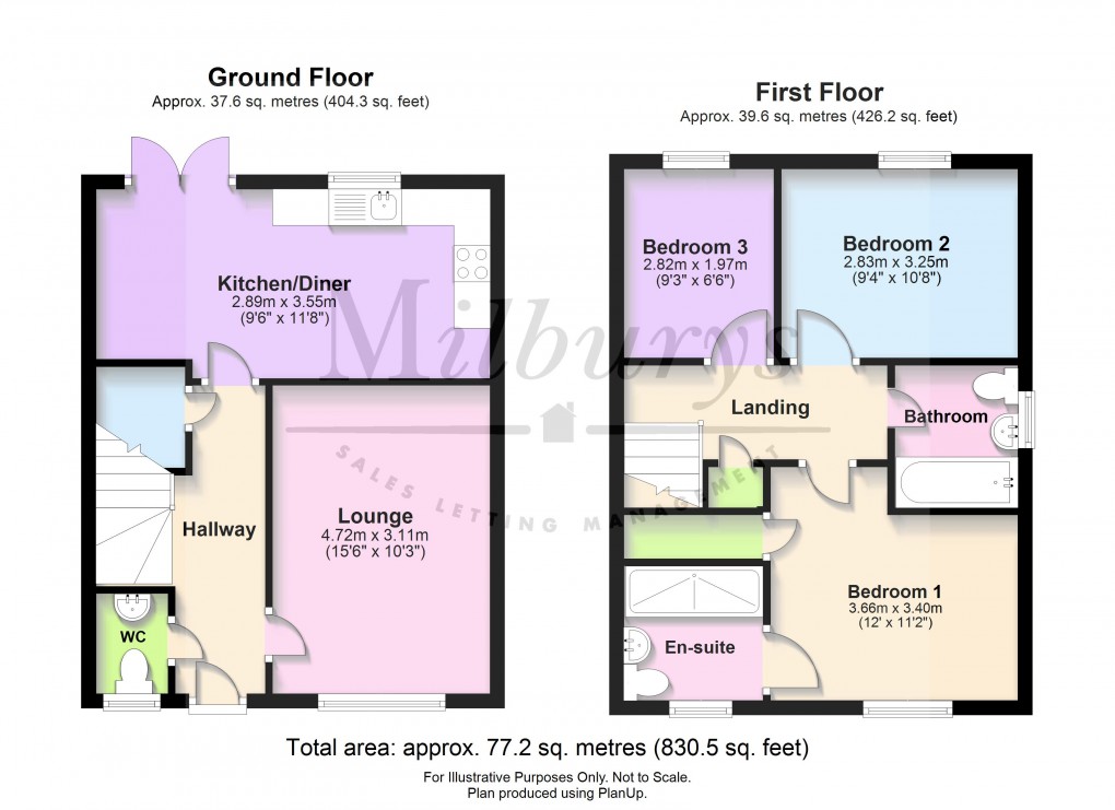 Floorplan for Thornbury, South Gloucestershire