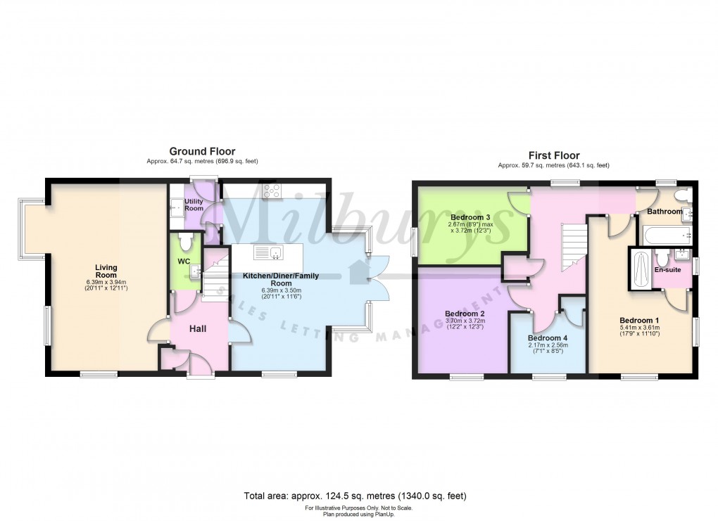 Floorplan for Turner Road, Yate, South Gloucestershire