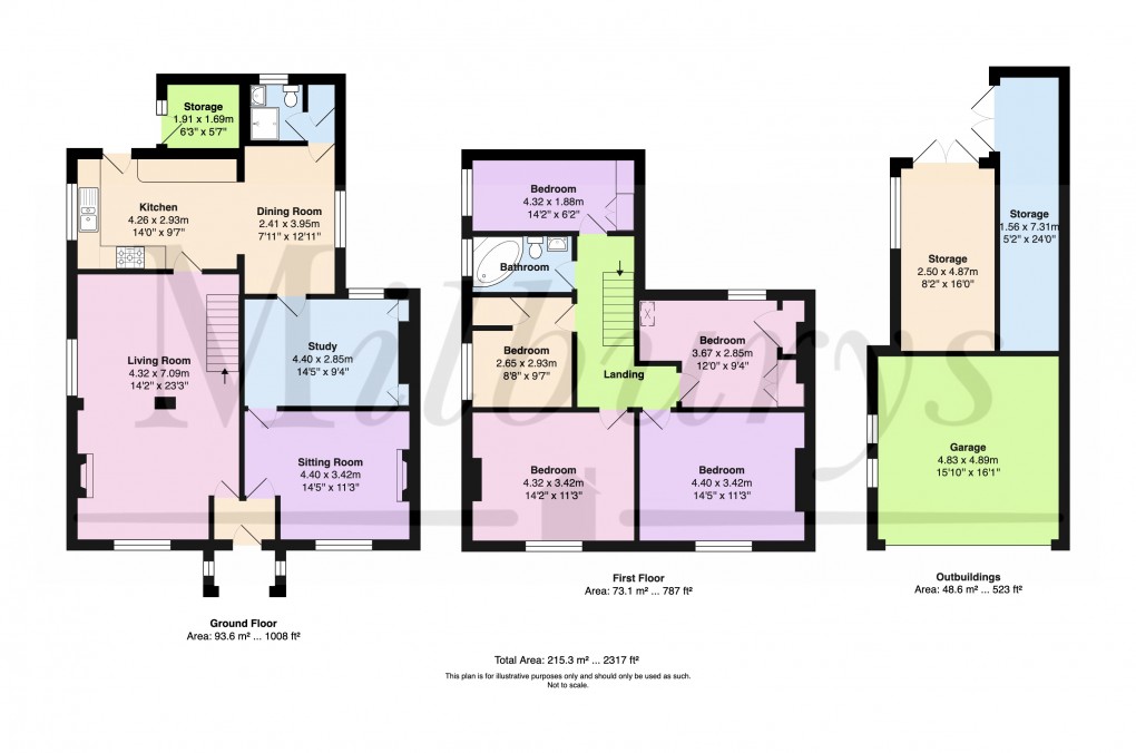 Floorplan for Church Road, Winterbourne Down, South Gloucestershire