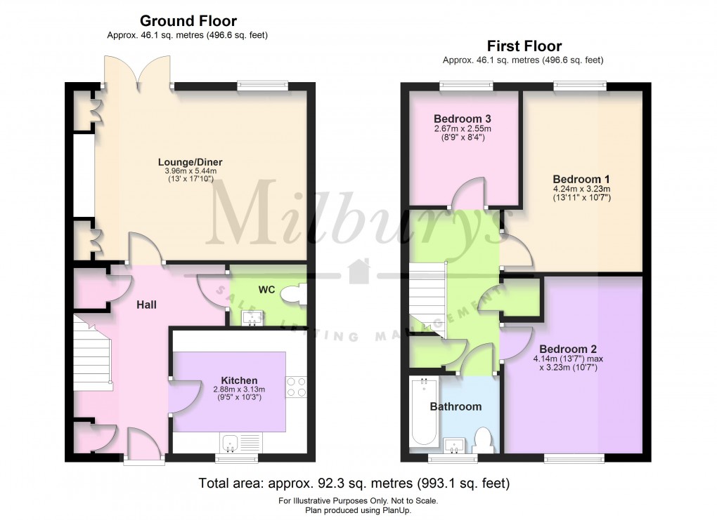 Floorplan for Trinity Meadows, Chipping Sodbury, South Gloucestershire