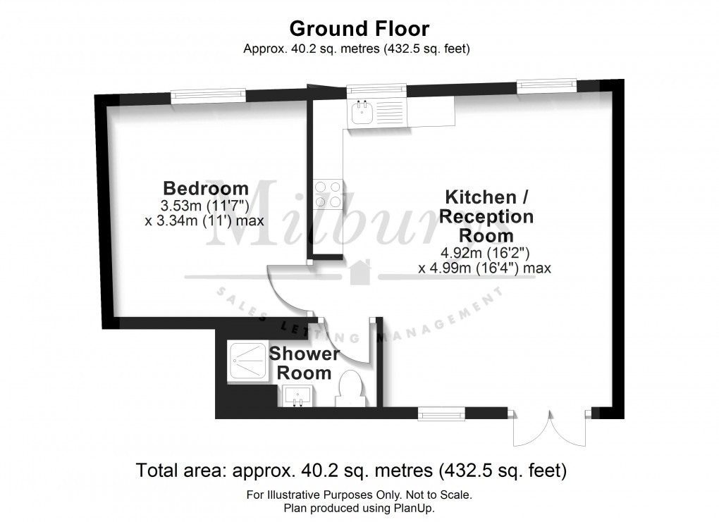 Floorplan for Long Street, Wotton-under-Edge, Gloucestershire