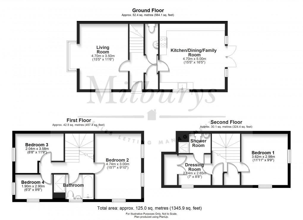Floorplan for Thornbury, South Gloucestershire