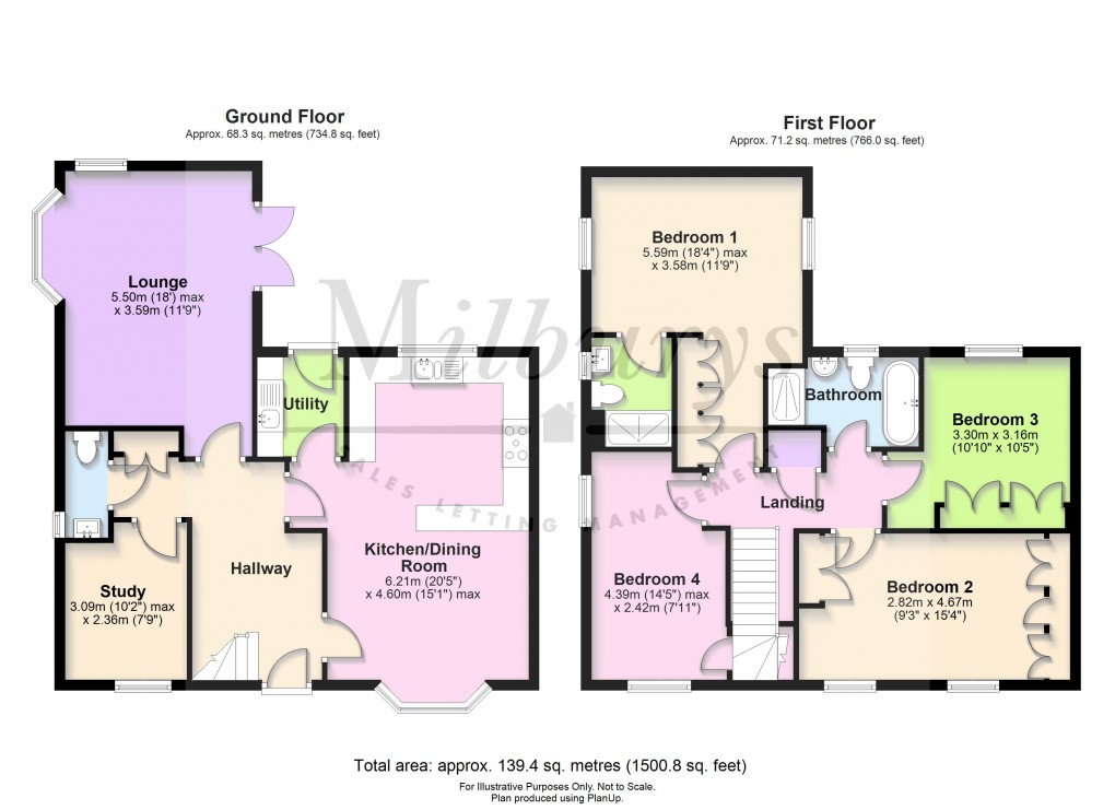 Floorplan for Clayhill Drive, Yate, South Gloucestershire
