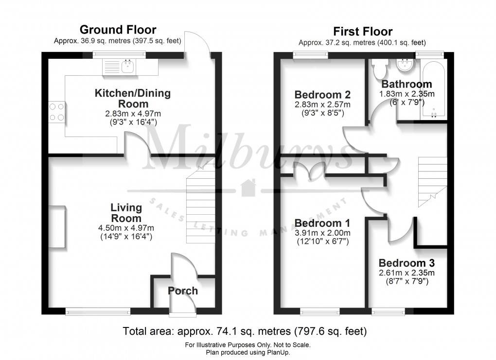 Floorplan for Thornbury, South Gloucestershire