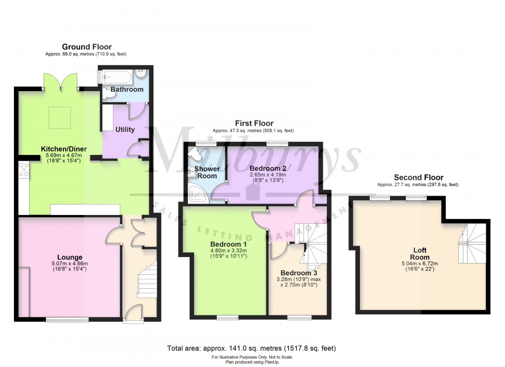Floorplan for High Street, Wickwar, South Gloucestershire