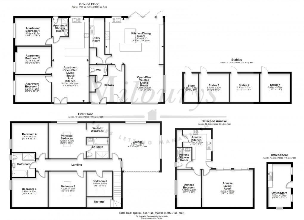 Floorplan for Church Road, Rudgeway, South Gloucestershire