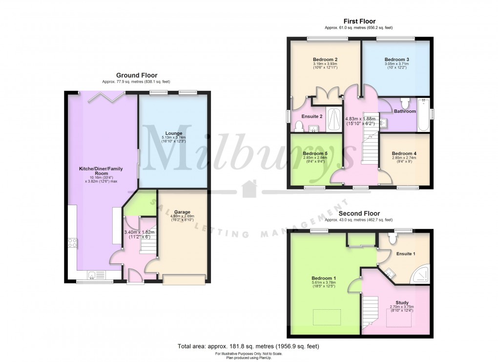 Floorplan for Lark Rise, Yate, South Gloucestershire