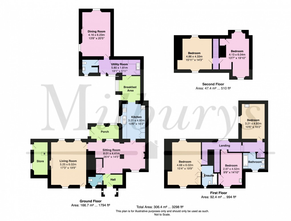 Floorplan for The Common, Chipping Sodbury, South Gloucestershire
