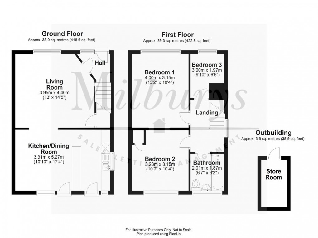 Floorplan for Hyde Avenue, Thornbury, South Gloucestershire
