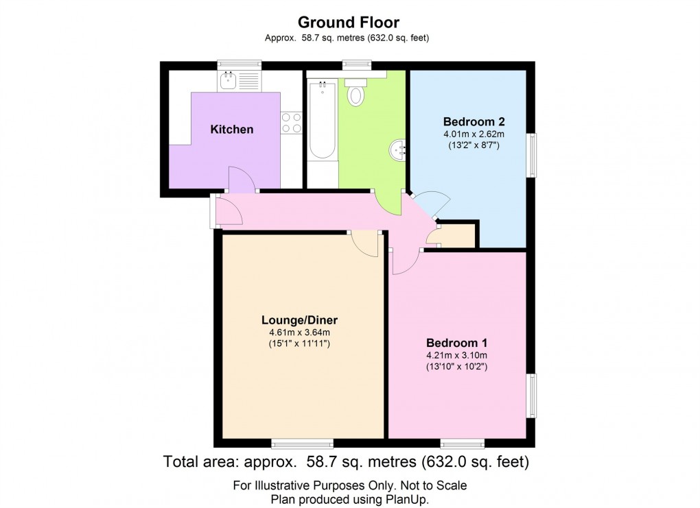 Floorplan for Leaze Close, Thornbury, South Gloucestershire