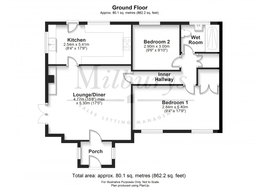 Floorplan for Aust Road, Olveston, South Gloucestershire