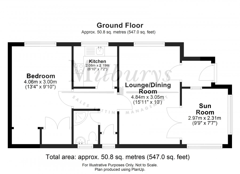 Floorplan for Gloucester Road, Rudgeway, South Gloucestershire