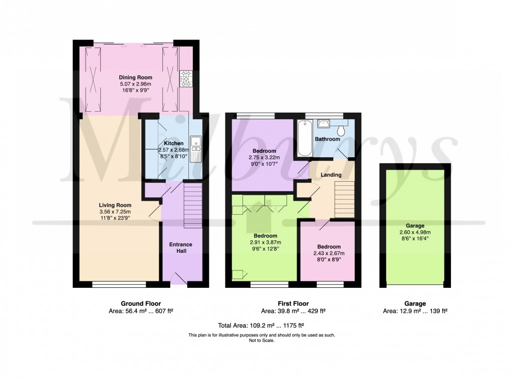 Floorplan for Edgeworth, Yate, South Gloucestershire