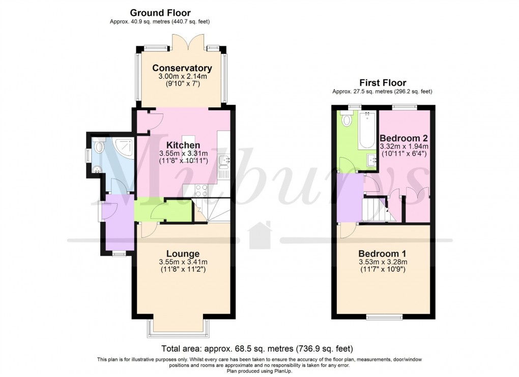 Floorplan for Cambrian Drive, Yate, South Gloucestershire