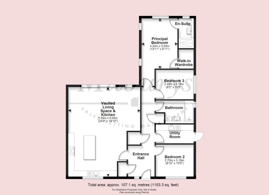 Floorplan for Greenhill, Alveston, South Gloucestershire