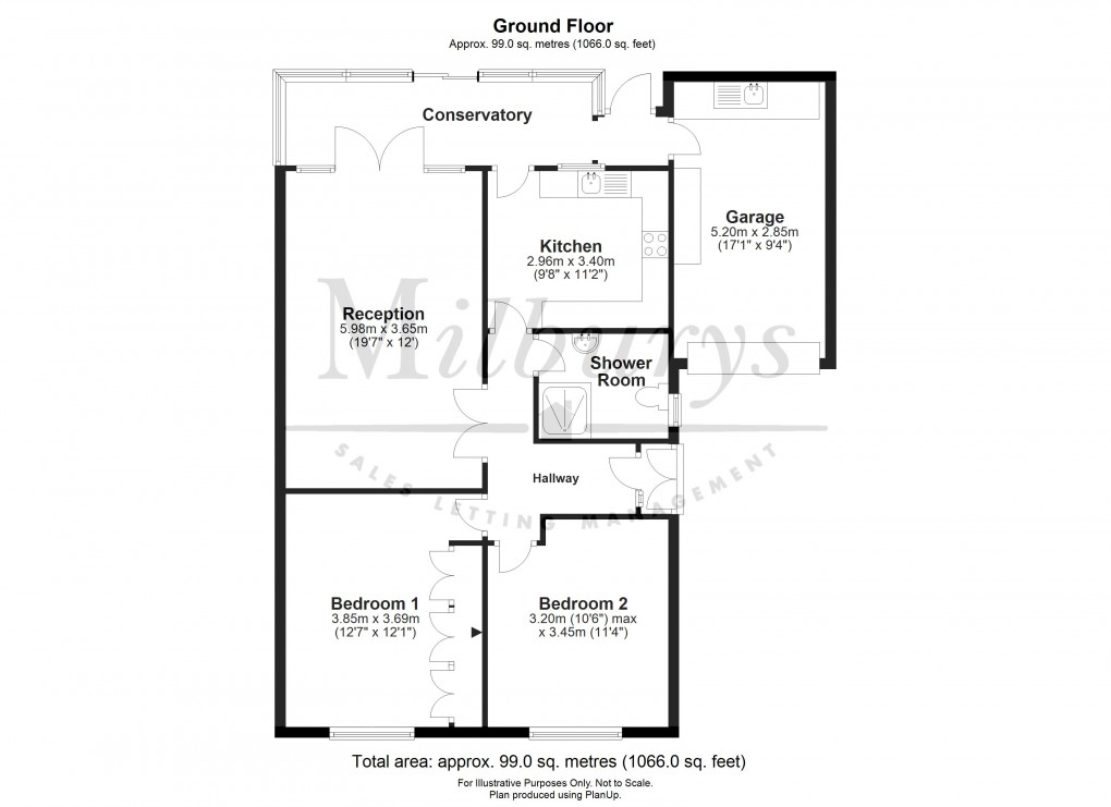 Floorplan for Thornbury, South Gloucestershire