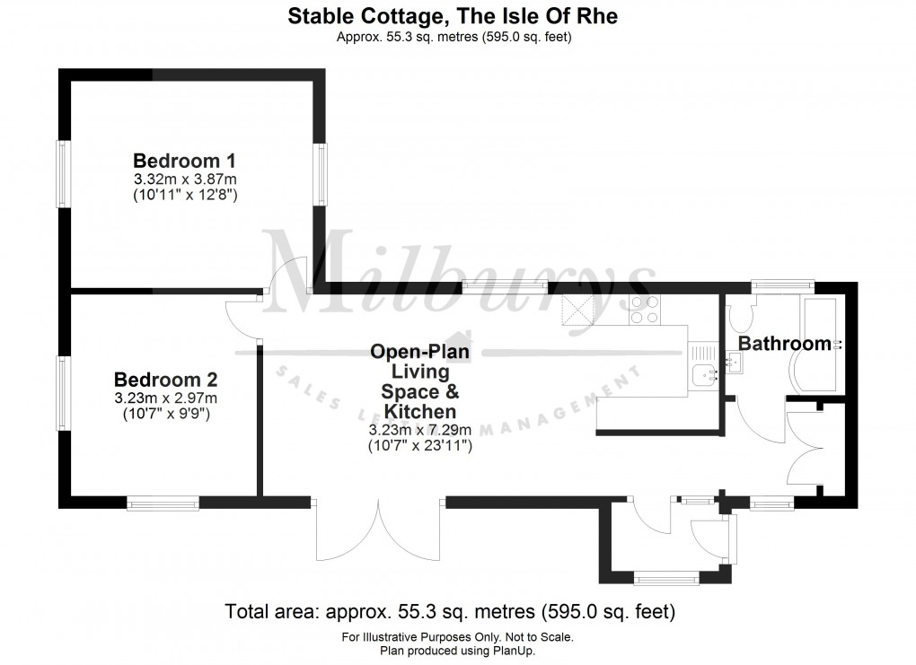 Floorplan for The Isle Of Rhe, North Nibley, Gloucestershire