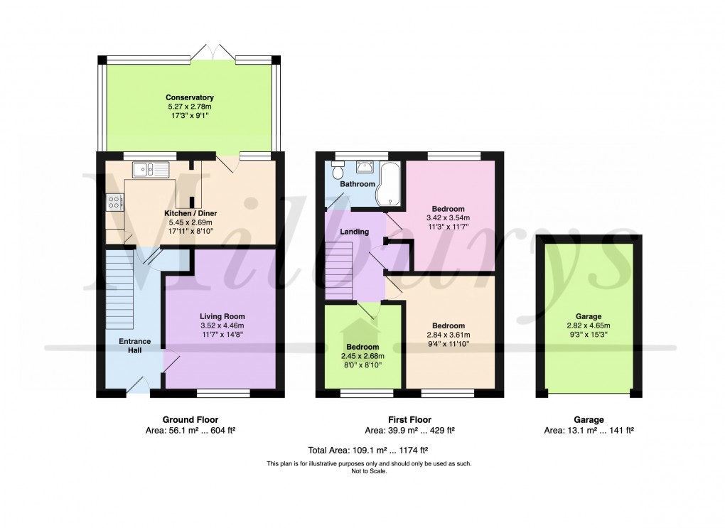 Floorplan for Yate, Bristol, Gloucestershire