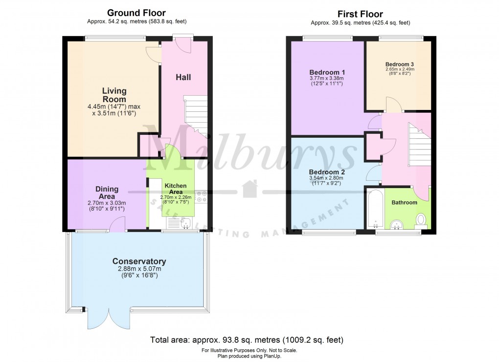 Floorplan for Bredon, Yate, South Gloucestershire