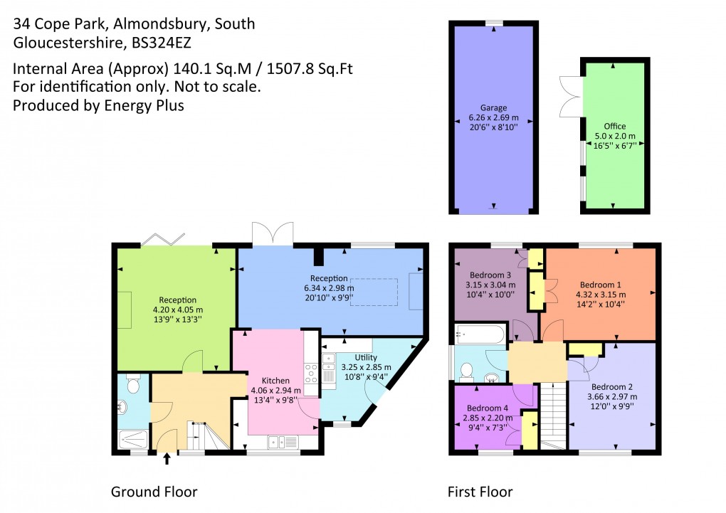 Floorplan for Cope Park, Almondsbury, South Gloucestershire