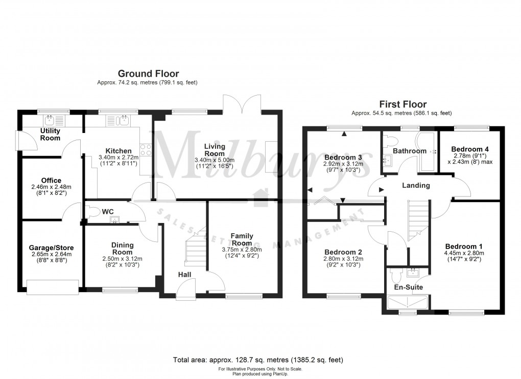 Floorplan for Cranmoor Green, Pilning, South Gloucestershire