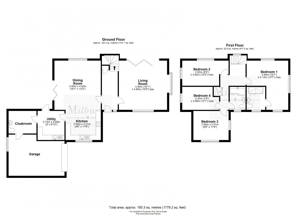 Floorplan for Church Lane, Cromhall, South Gloucestershire