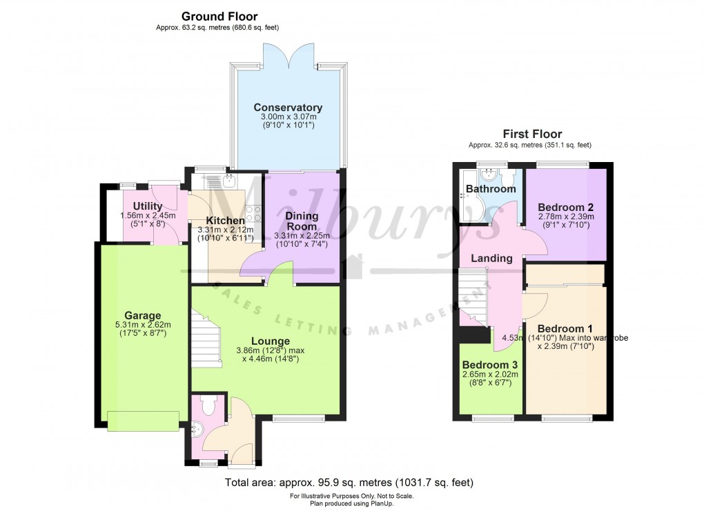 Floorplan for Wickwar, Wotton-under-Edge, Gloucestershire