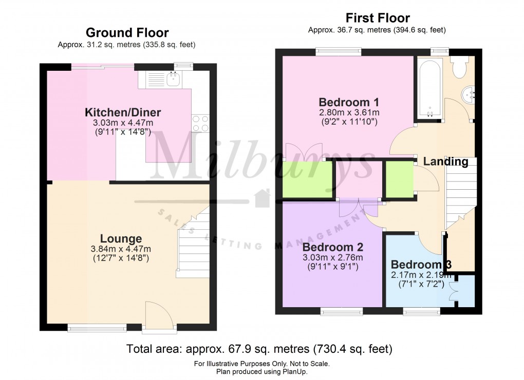 Floorplan for Brook Street, Chipping Sodbury, South Gloucestershire