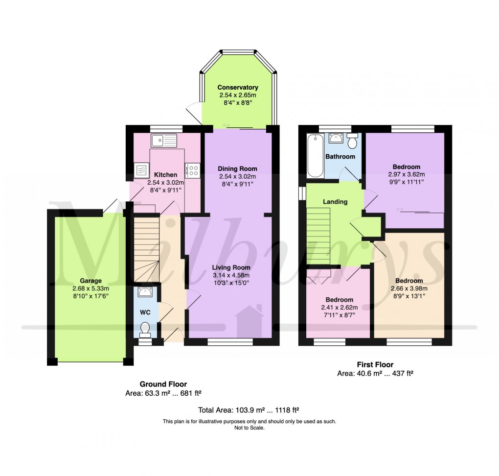 Floorplan for Inglestone Road, Wickwar, South Gloucestershire