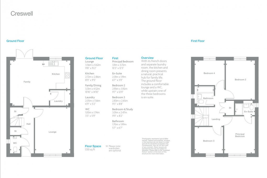 Floorplan for Rye Ground, Thornbury, South Gloucestershire