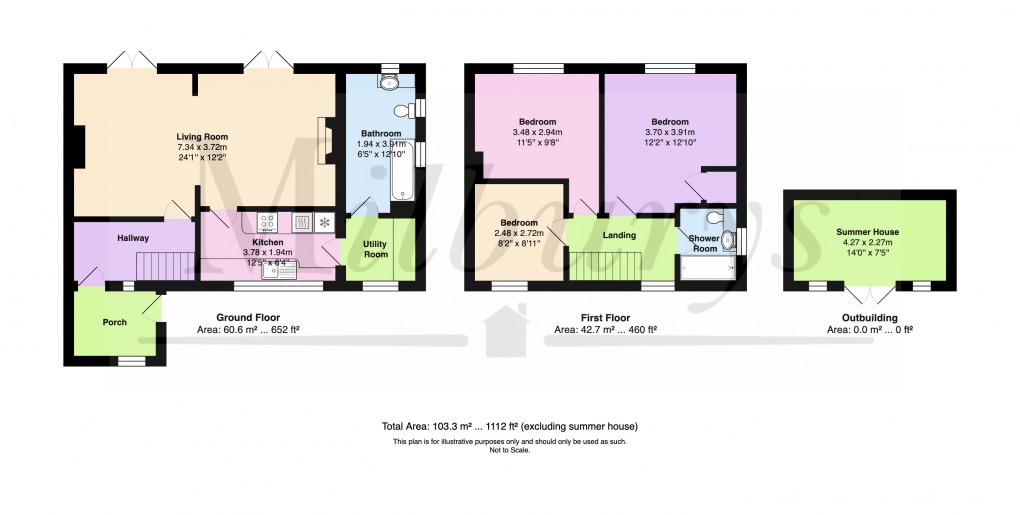 Floorplan for Chilwood Close, Iron Acton, South Gloucestershire