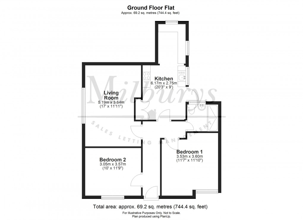 Floorplan for Windrush Court, Thornbury, South Gloucestershire