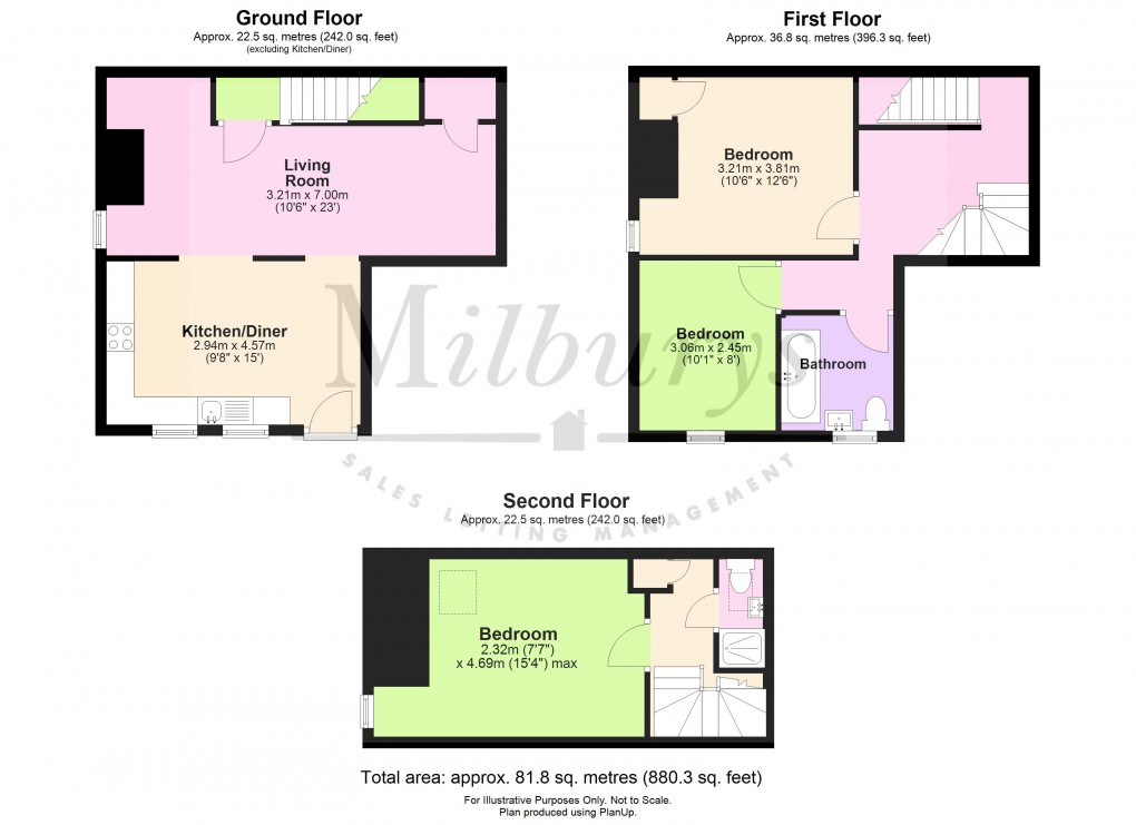 Floorplan for Petty France, Badminton, South Gloucestershire