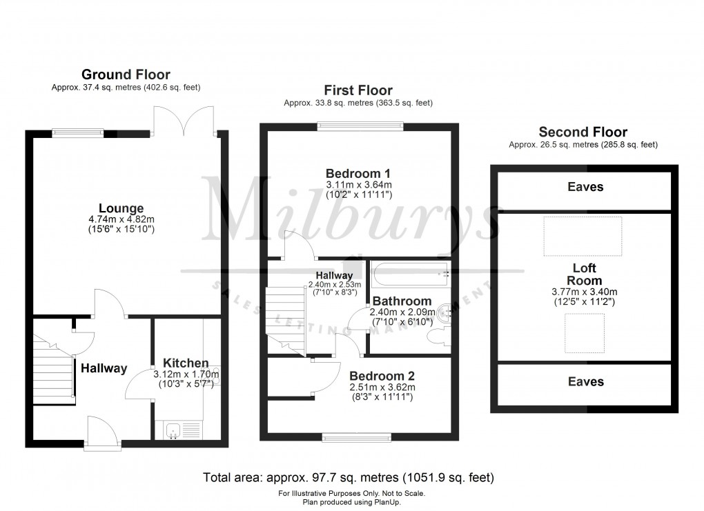 Floorplan for Thornbury, South Gloucestershire