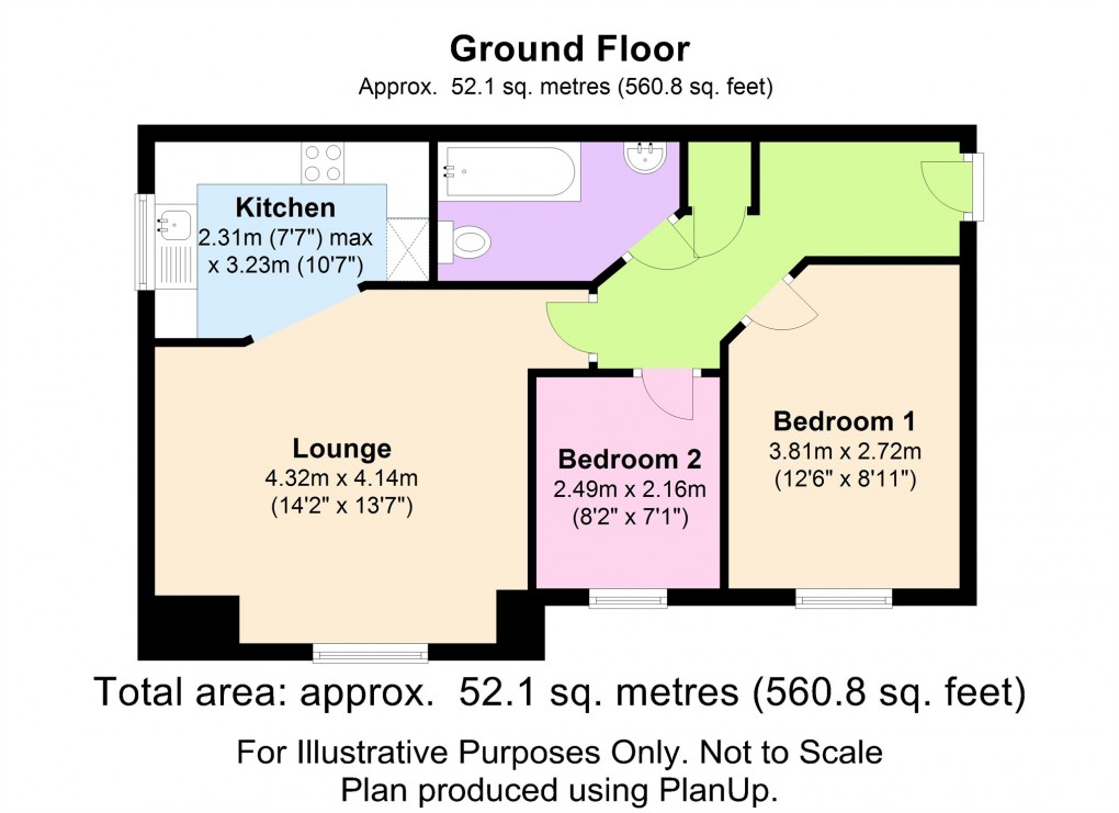 Floorplan for Normandy Drive, Yate, South Gloucestershire