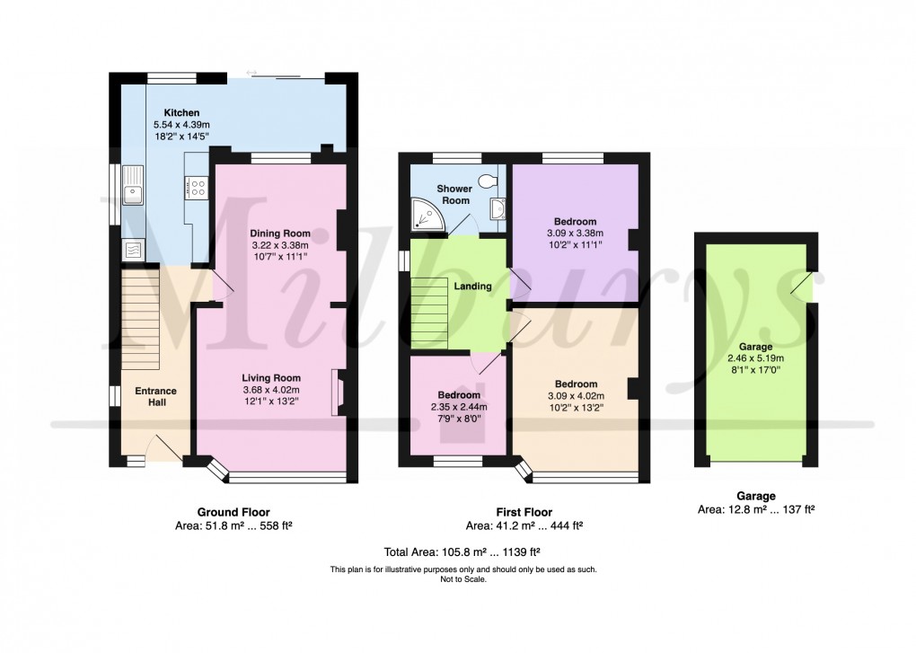 Floorplan for Milton Road, Yate, South Gloucestershire