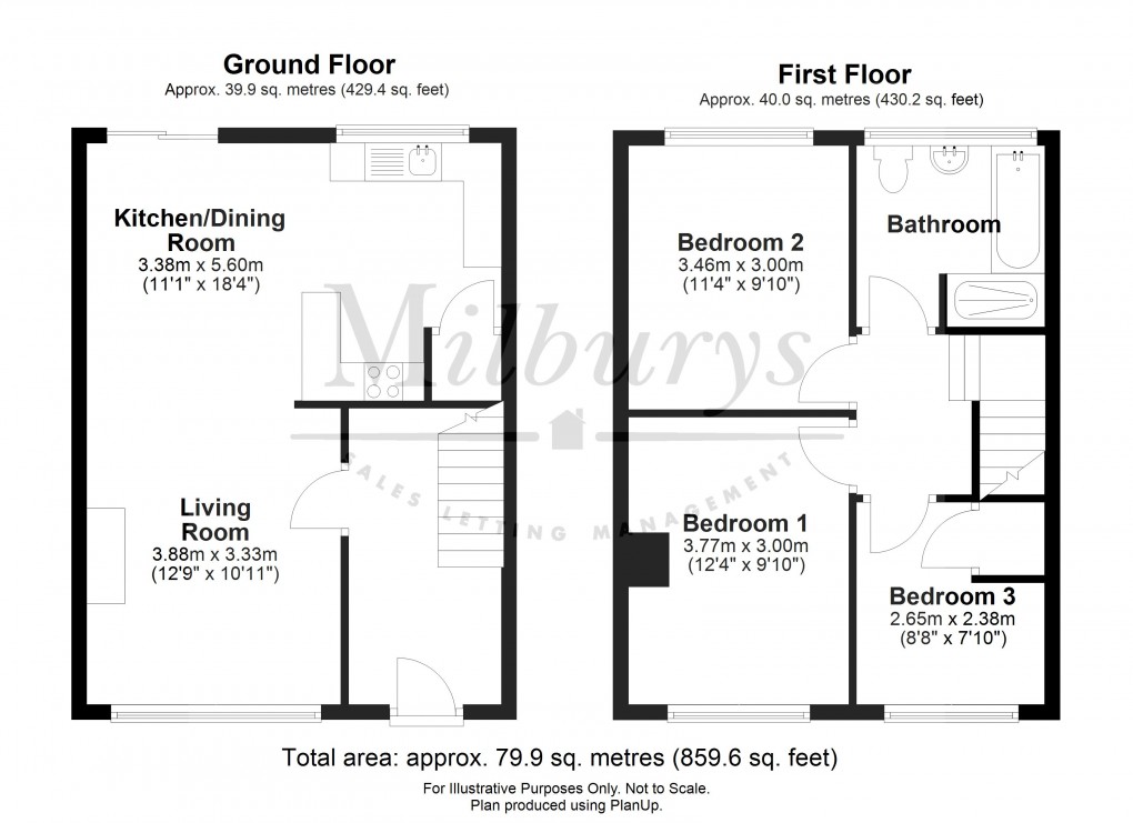 Floorplan for Thornbury, South Gloucestershire