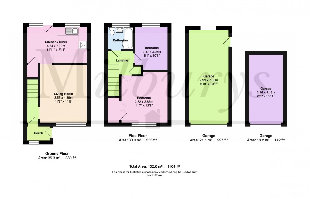 Floorplan for Glenfall, Yate, South Gloucestershire