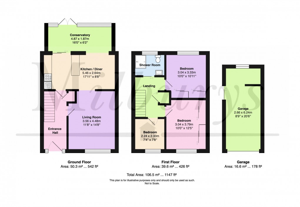 Floorplan for Prescott, Yate, South Gloucestershire