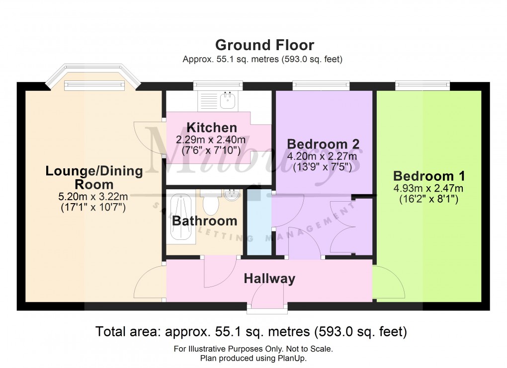 Floorplan for Midland Way, Thornbury, South Gloucestershire
